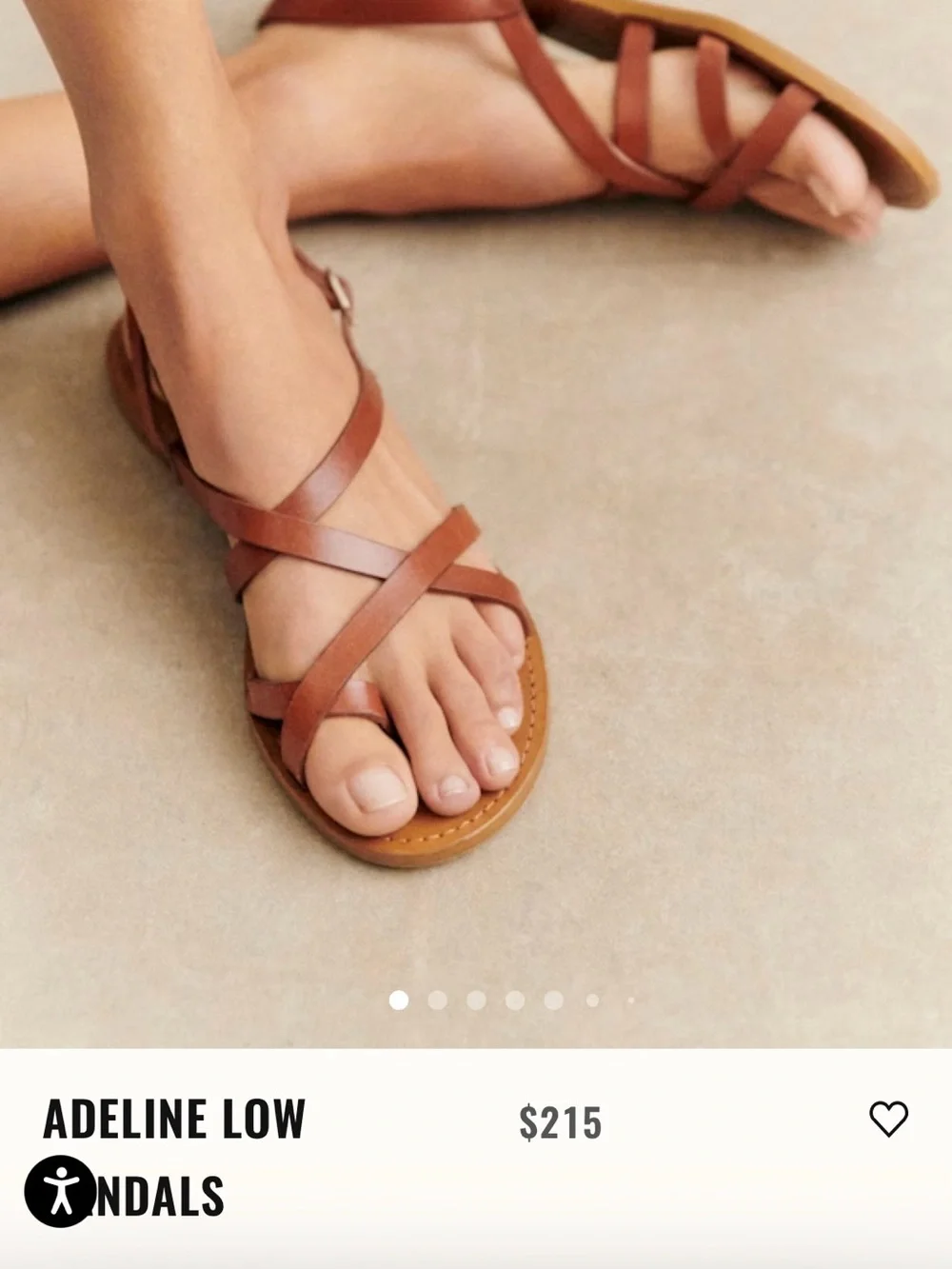 Sezane Adeline Sandals-Size 38